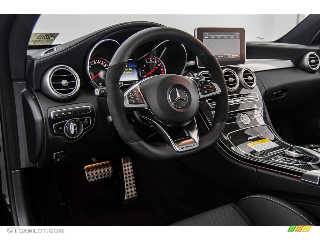 2018 Mercedes-Benz C 63 S AMG Coupe Black Dashboard Photo #123055504