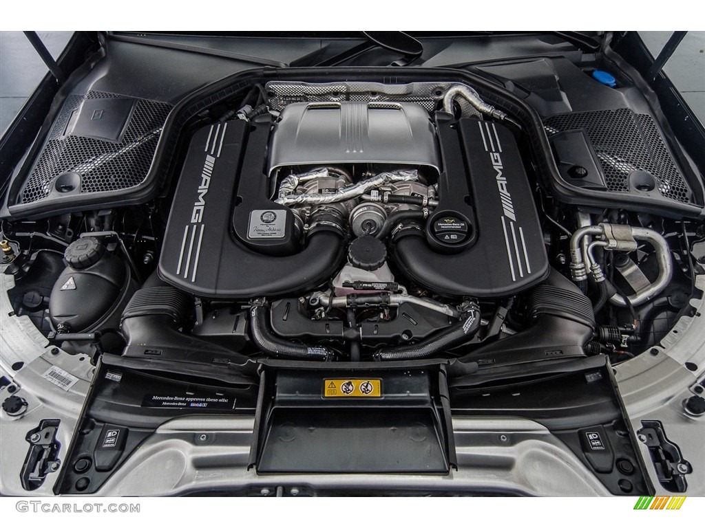 2018 Mercedes-Benz C 63 S AMG Coupe 4.0 Liter AMG biturbo DOHC 32-Valve VVT V8 Engine Photo #123055546