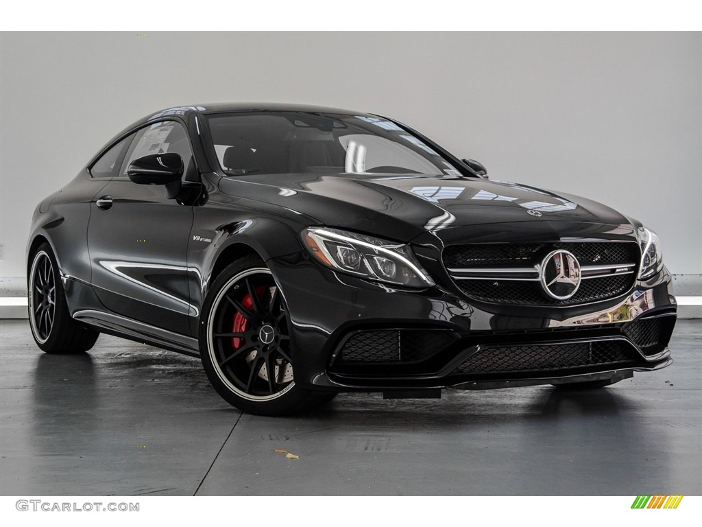 Obsidian Black Metallic 2018 Mercedes-Benz C 63 S AMG Coupe Exterior Photo #123055633