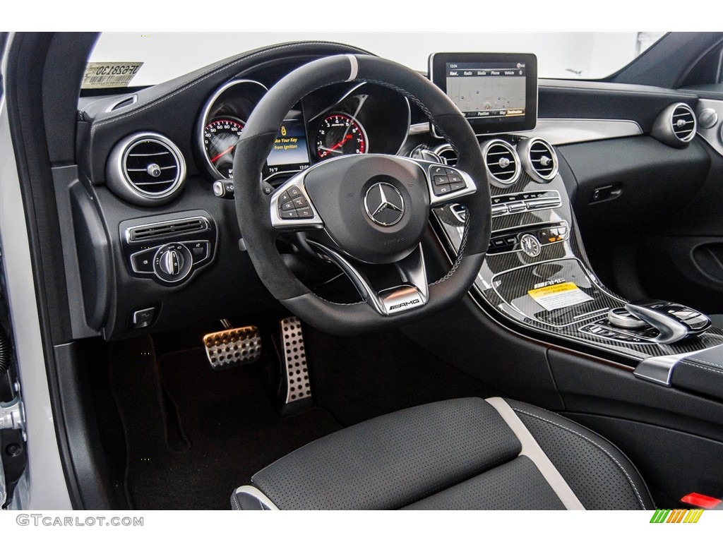 2018 Mercedes-Benz C 63 S AMG Coupe Black Dashboard Photo #123055747