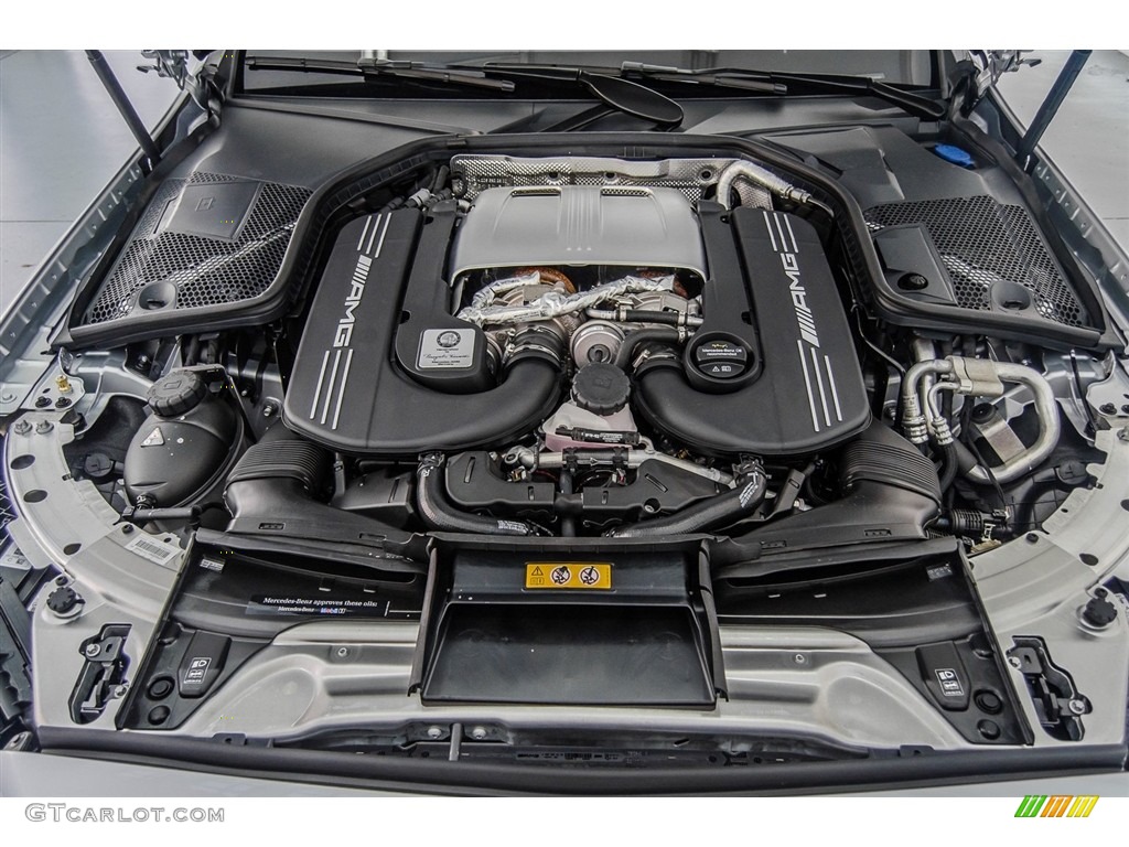 2018 Mercedes-Benz C 63 S AMG Coupe 4.0 Liter AMG biturbo DOHC 32-Valve VVT V8 Engine Photo #123055789