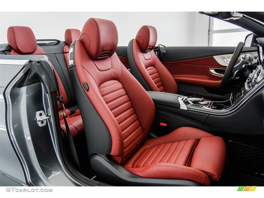 Cranberry Red/Black Interior 2018 Mercedes-Benz C 43 AMG 4Matic Cabriolet Photo #123055900