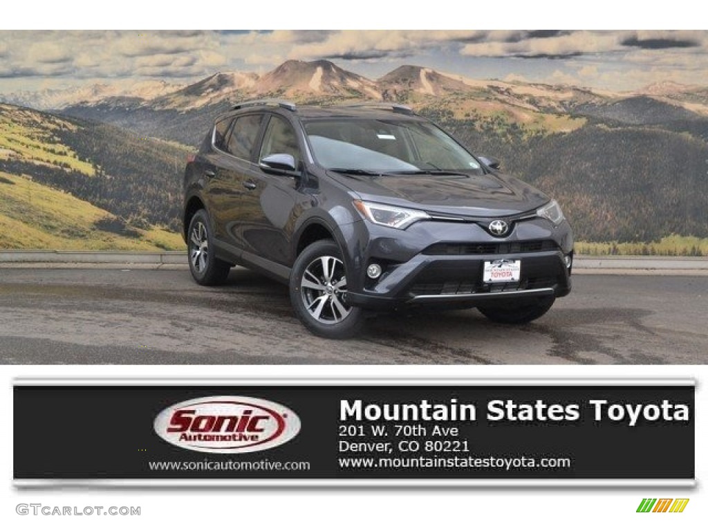 2018 RAV4 XLE AWD - Magnetic Gray Metallic / Black photo #1