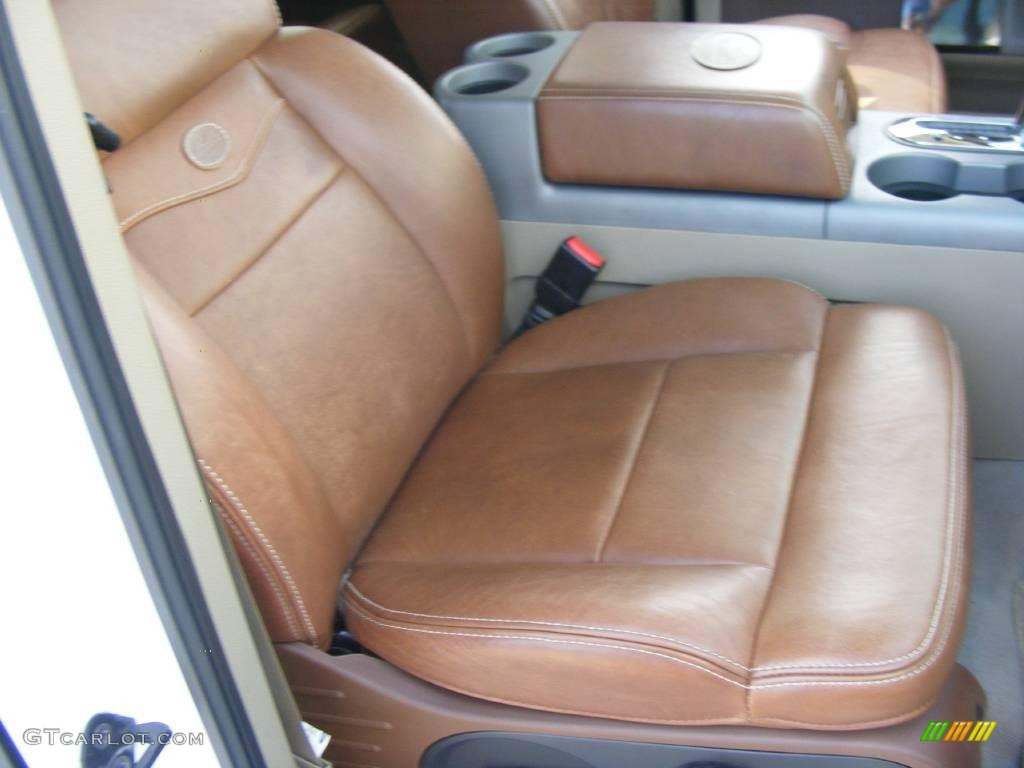 2007 F150 King Ranch SuperCrew 4x4 - Oxford White / Castano Brown Leather photo #26
