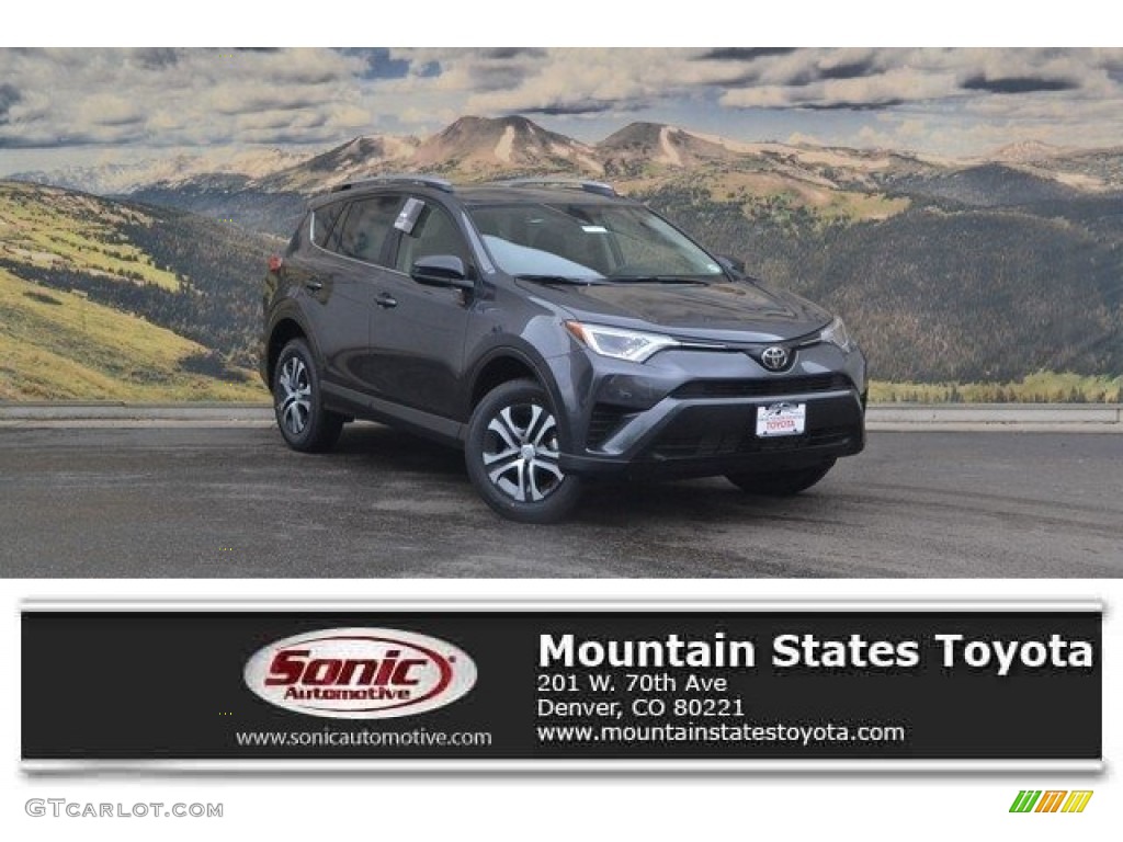 2018 RAV4 LE AWD - Magnetic Gray Metallic / Black photo #1