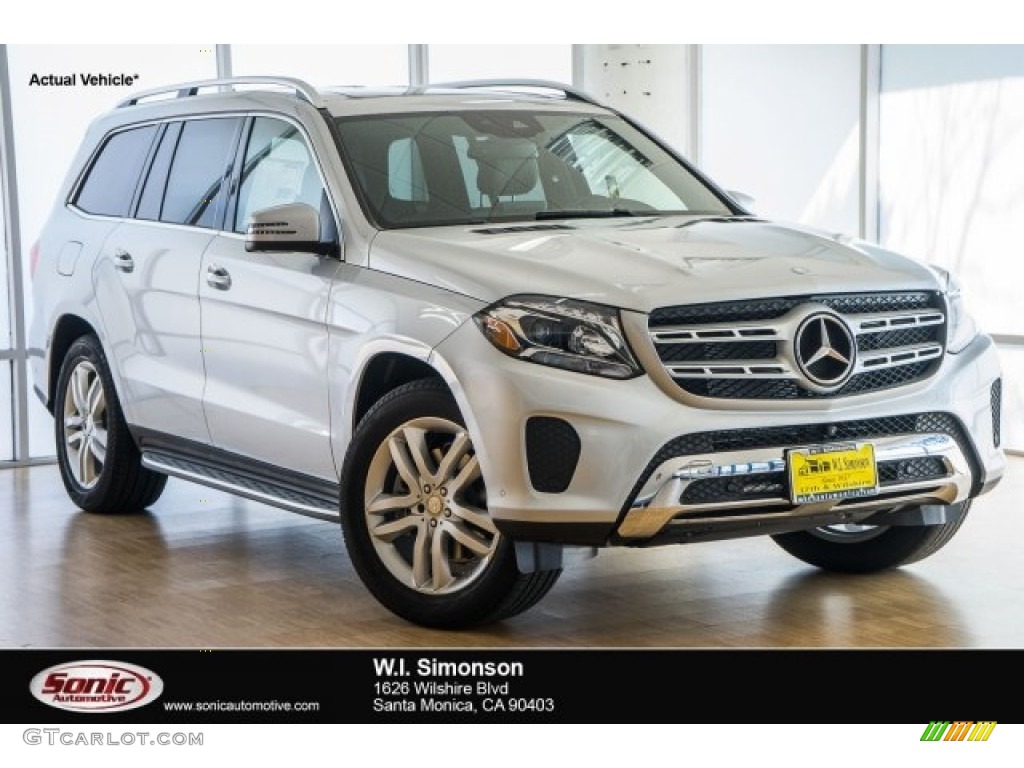 2017 GLS 450 4Matic - Iridium Silver Metallic / Black photo #1