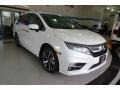 2018 White Diamond Pearl Honda Odyssey Elite  photo #3