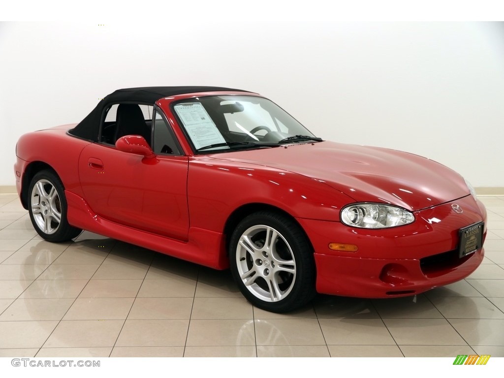 2005 MX-5 Miata LS Roadster - Classic Red / Black photo #2