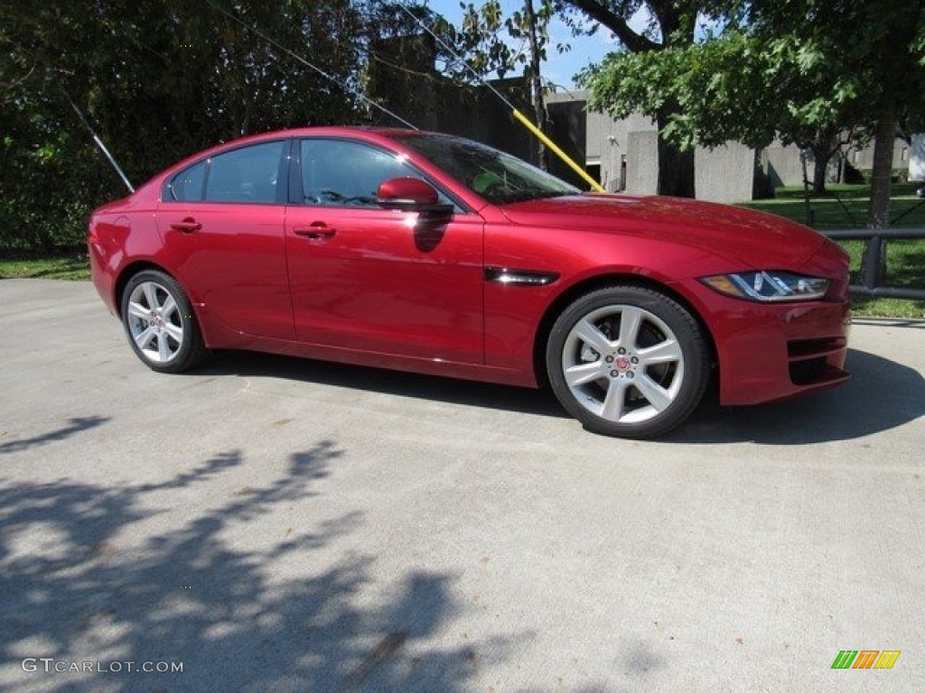 Italian Racing Red Metallic Jaguar XE