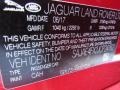 CAH: Italian Racing Red Metallic 2018 Jaguar XE 25t Prestige Color Code