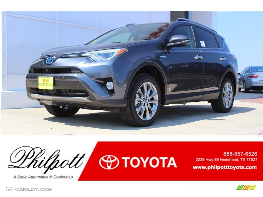 2018 RAV4 Limited AWD Hybrid - Magnetic Gray Metallic / Black photo #1