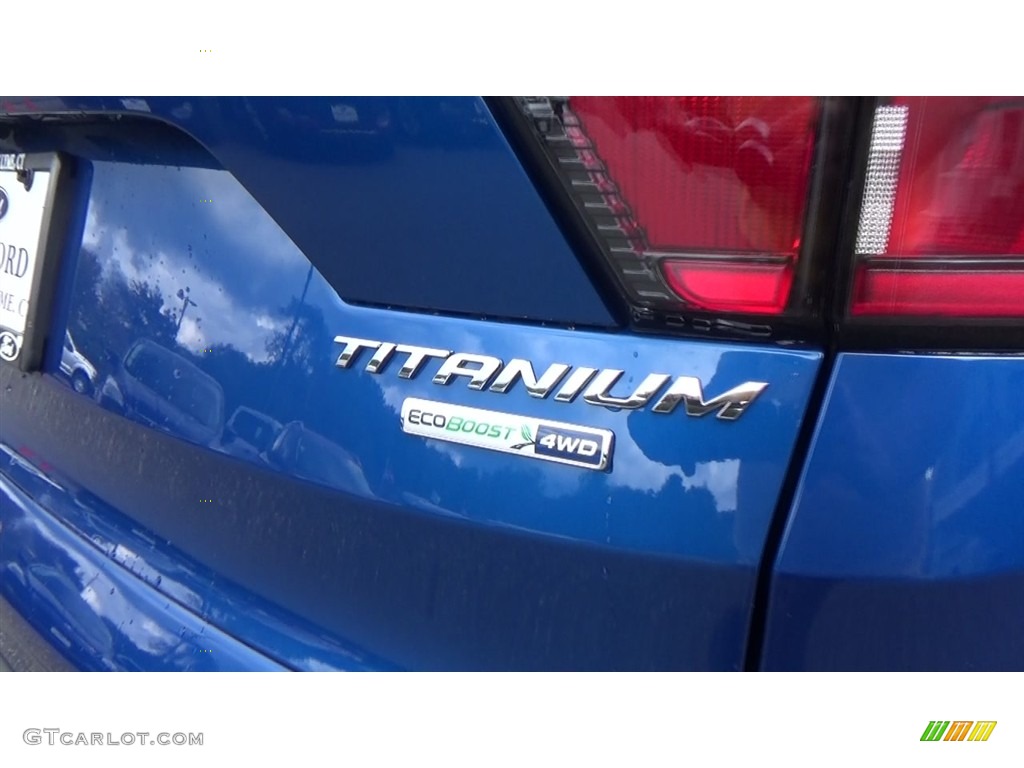 2018 Escape Titanium 4WD - Lightning Blue / Charcoal Black photo #9