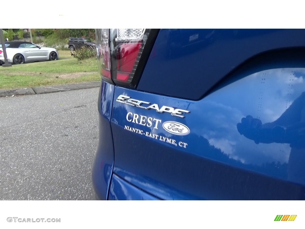 2018 Escape Titanium 4WD - Lightning Blue / Charcoal Black photo #10