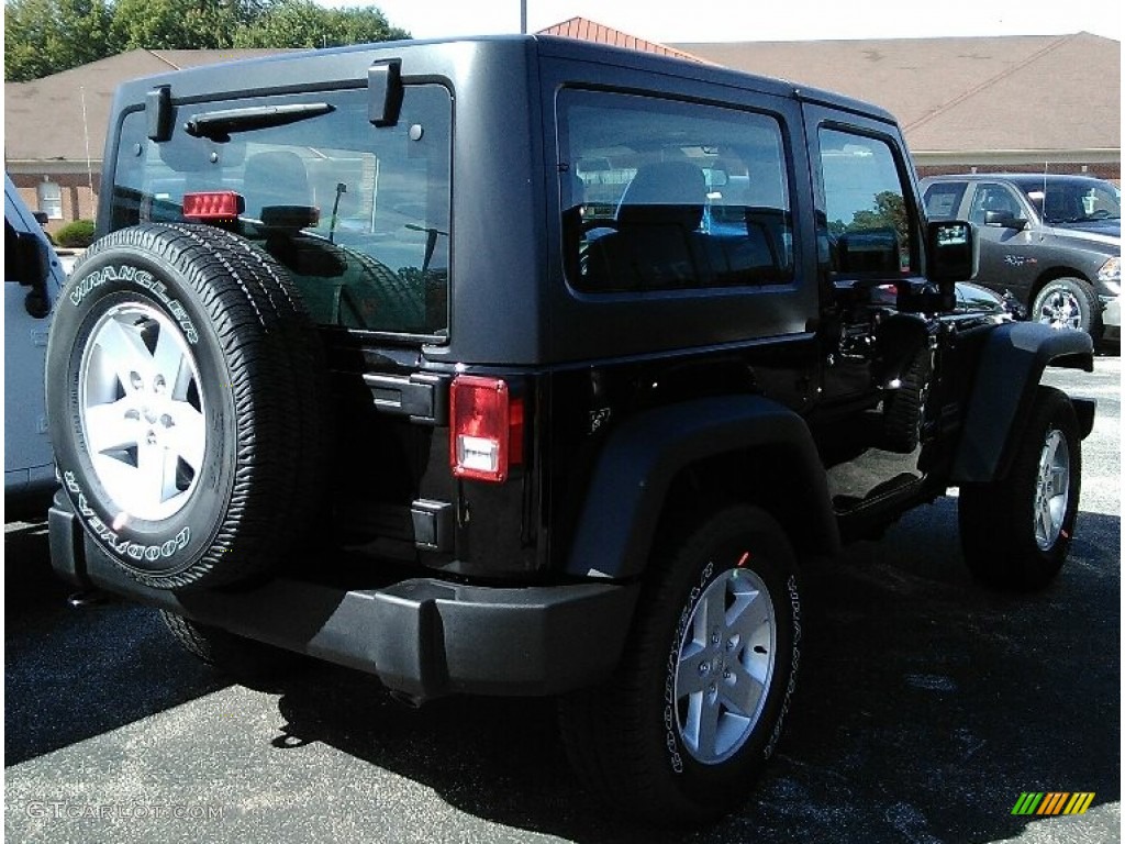 2017 Wrangler Sport 4x4 - Black / Black photo #2