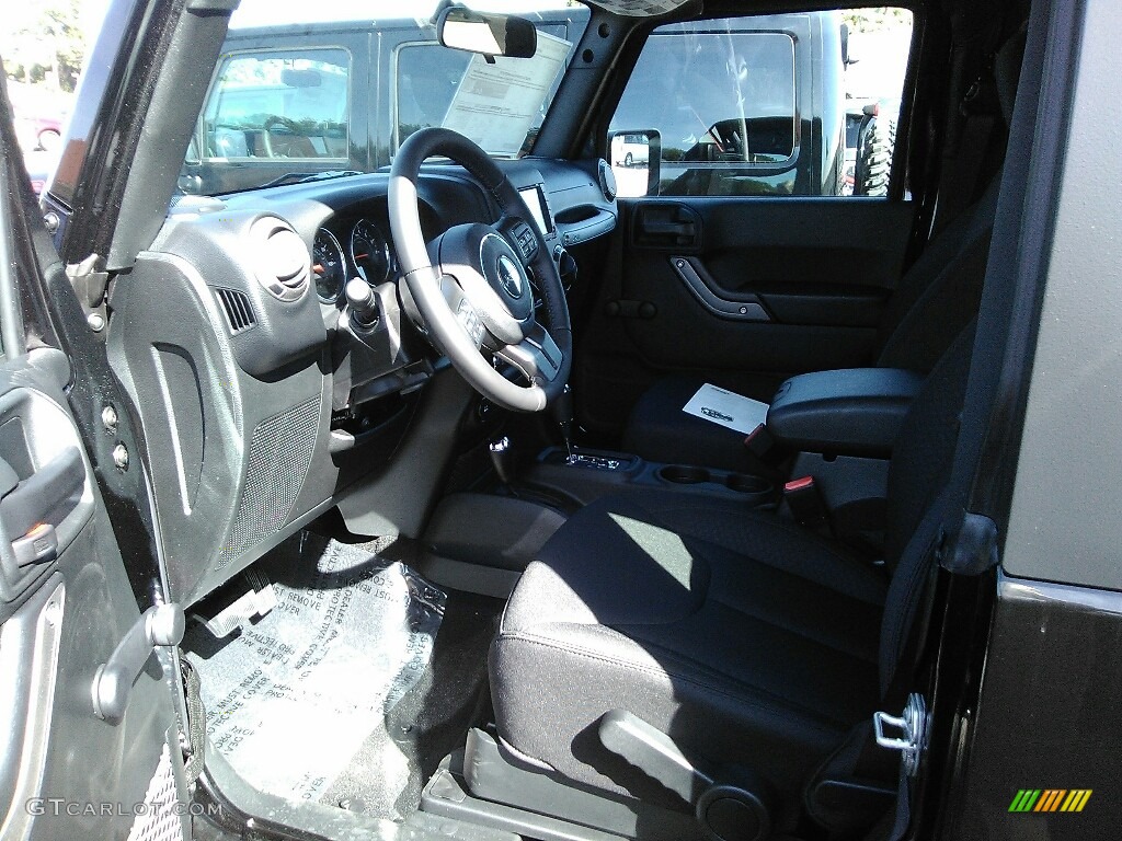2017 Wrangler Sport 4x4 - Black / Black photo #3