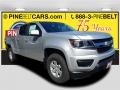 Silver Ice Metallic 2018 Chevrolet Colorado WT Crew Cab
