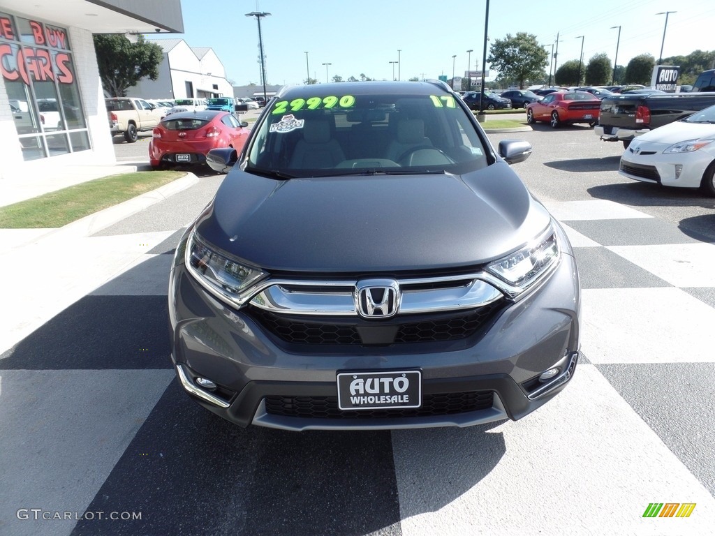 2017 CR-V Touring - Modern Steel Metallic / Gray photo #2