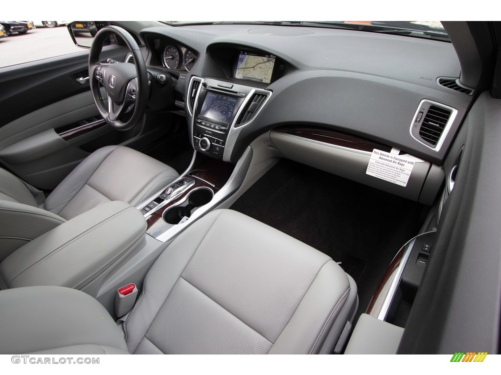 Graystone Interior 2017 Acura TLX V6 SH-AWD Technology Sedan Photo #123068980