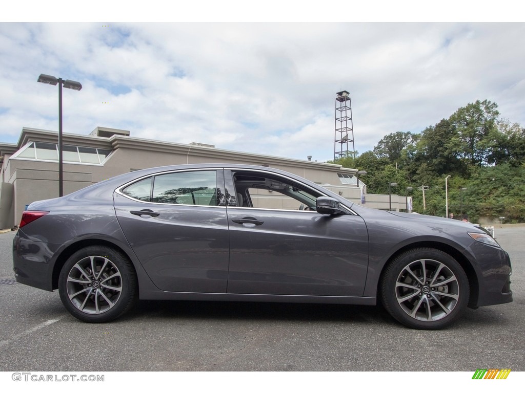 2017 TLX V6 SH-AWD Technology Sedan - Modern Steel Metallic / Graystone photo #3