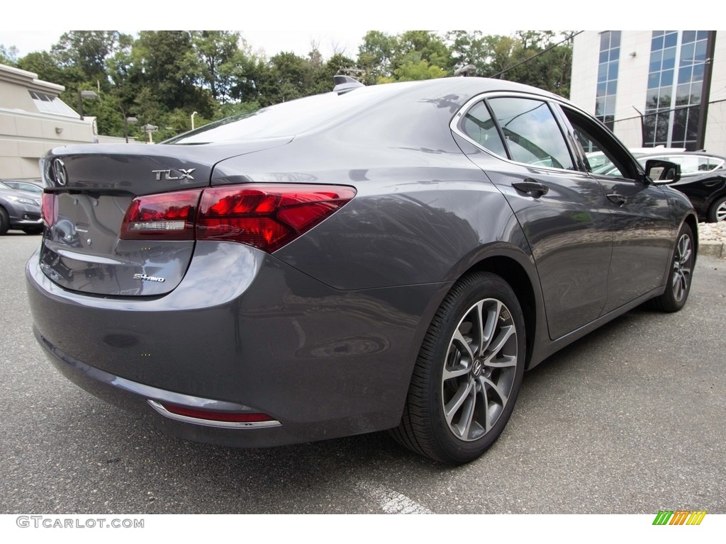 2017 TLX V6 SH-AWD Technology Sedan - Modern Steel Metallic / Graystone photo #4