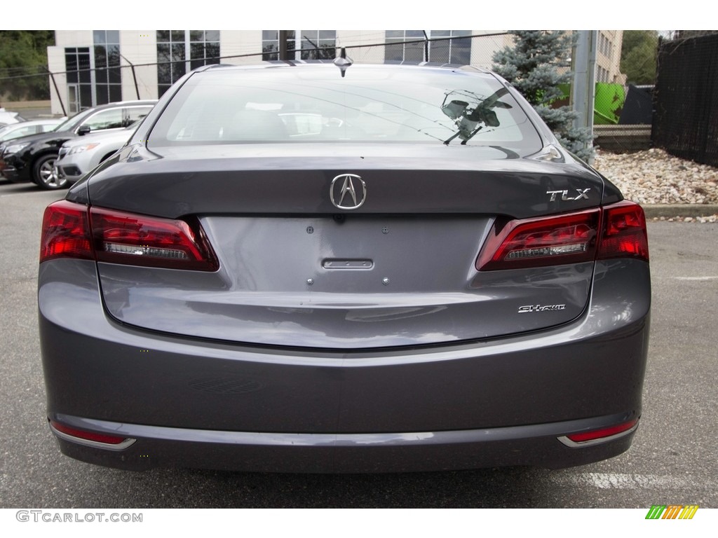 2017 TLX V6 SH-AWD Technology Sedan - Modern Steel Metallic / Graystone photo #5