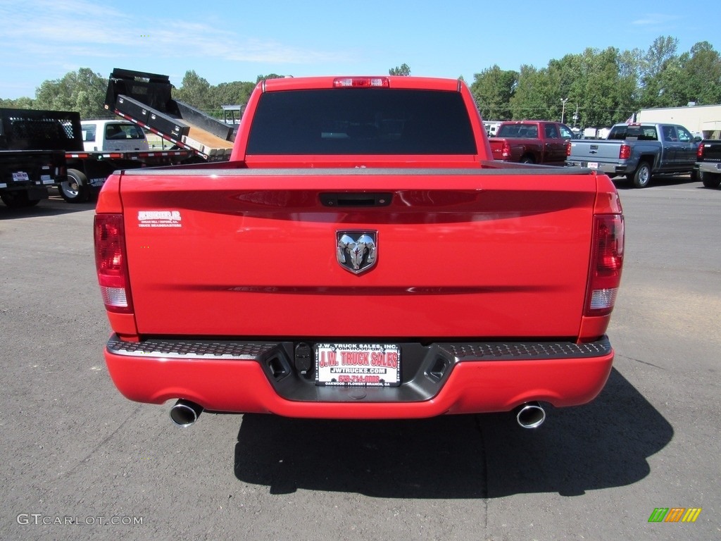 2014 1500 Express Crew Cab - Flame Red / Black/Diesel Gray photo #7
