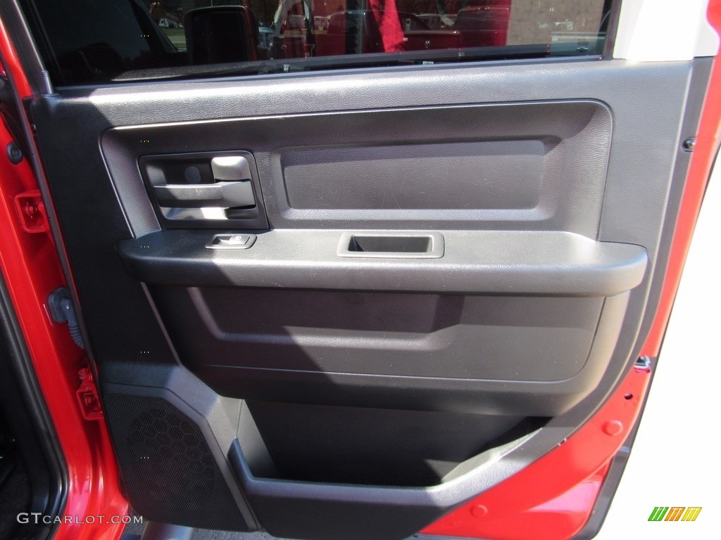 2014 1500 Express Crew Cab - Flame Red / Black/Diesel Gray photo #34