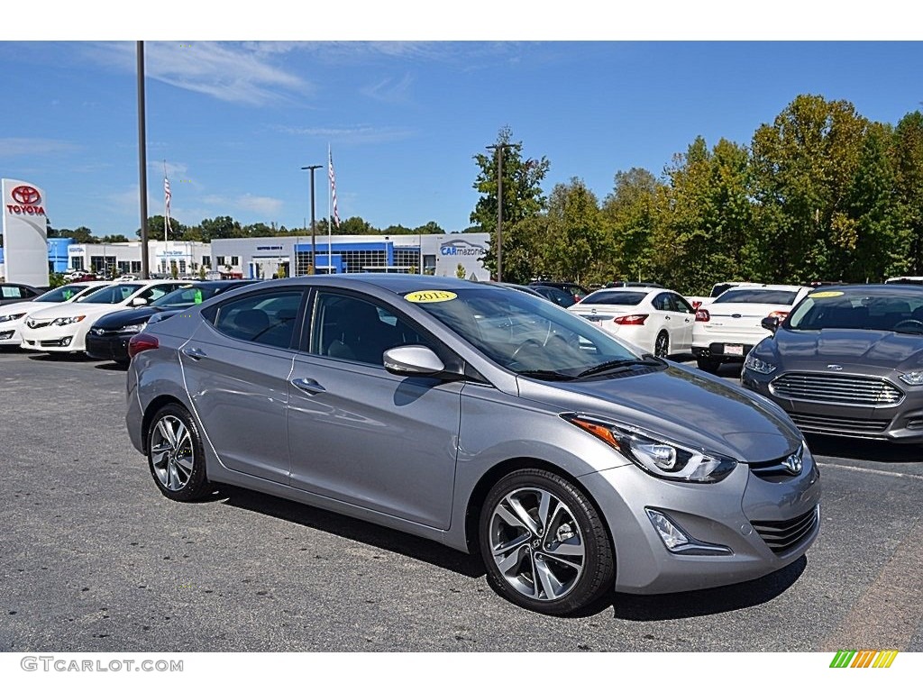2015 Elantra Limited Sedan - Titanium Gray Metallic / Black photo #1