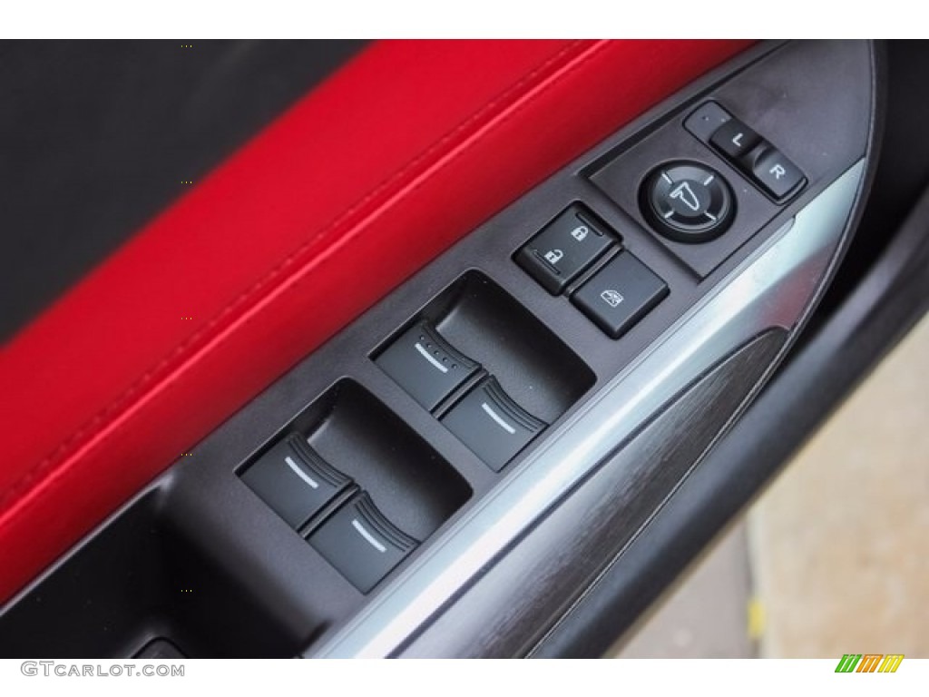 2018 TLX V6 SH-AWD A-Spec Sedan - Modern Steel Metallic / Red photo #47