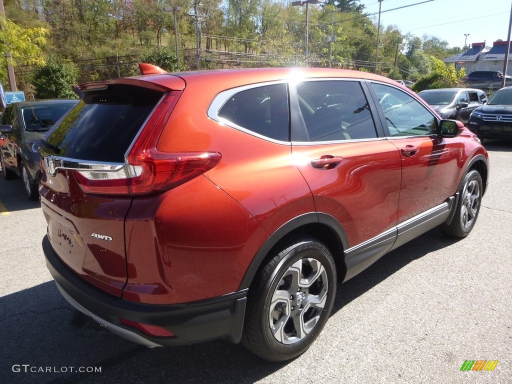 2017 CR-V EX AWD - Molten Lava Pearl / Ivory photo #4