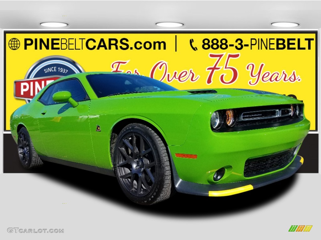 2017 Challenger R/T Scat Pack - Green Go / Black photo #1