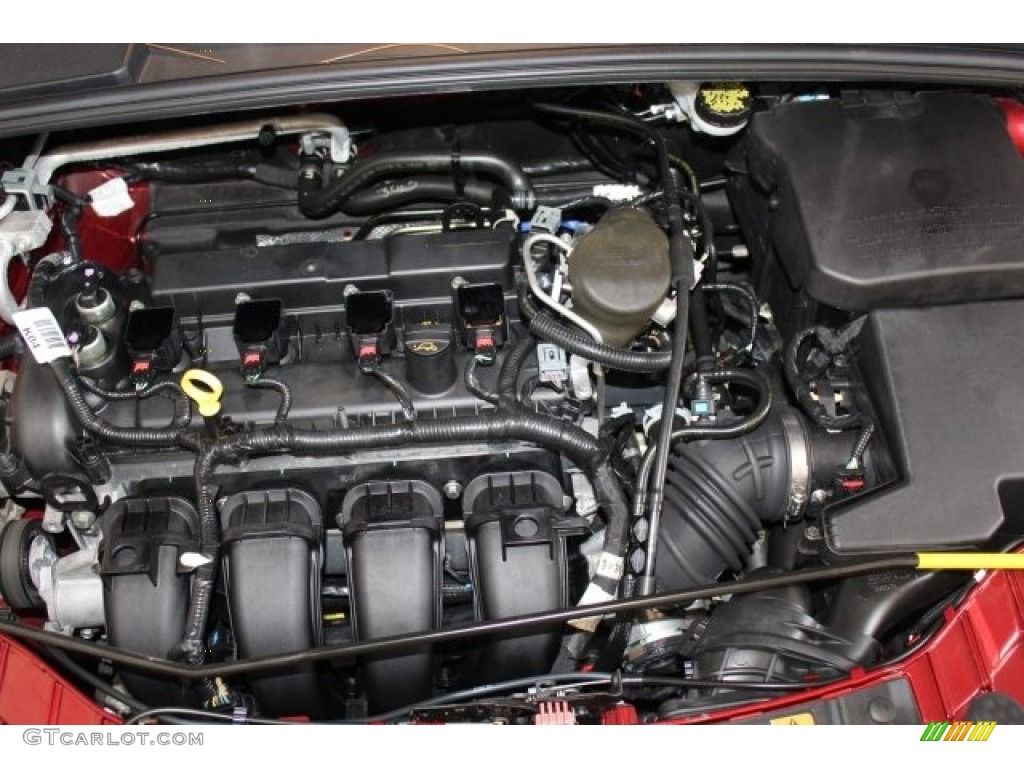 2014 Focus SE Sedan - Ruby Red / Charcoal Black photo #28