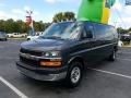 2017 Graphite Metallic Chevrolet Express 3500 Passenger LT  photo #1