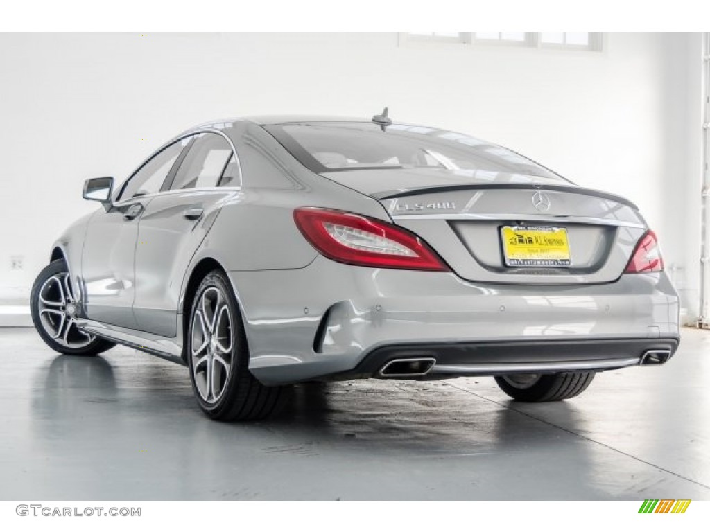 2015 CLS 400 Coupe - Palladium Silver Metallic / Silk Beige/Espresso Brown photo #10