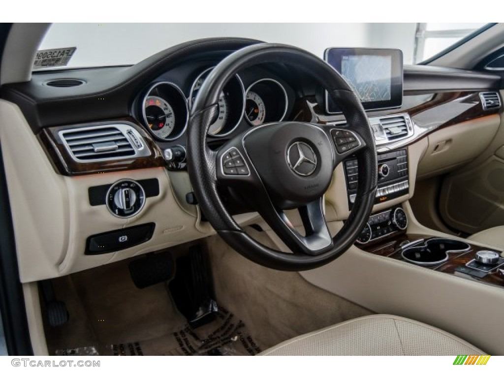 2015 CLS 400 Coupe - Palladium Silver Metallic / Silk Beige/Espresso Brown photo #21