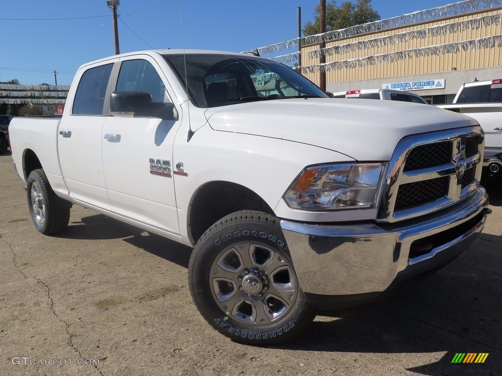 2018 2500 SLT Crew Cab 4x4 - Bright White / Black/Diesel Gray photo #1