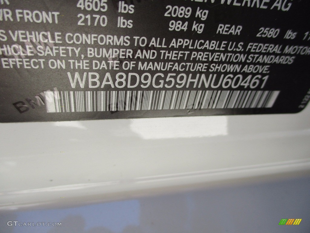 2017 3 Series 330i xDrive Sedan - Alpine White / Venetian Beige/Black photo #18