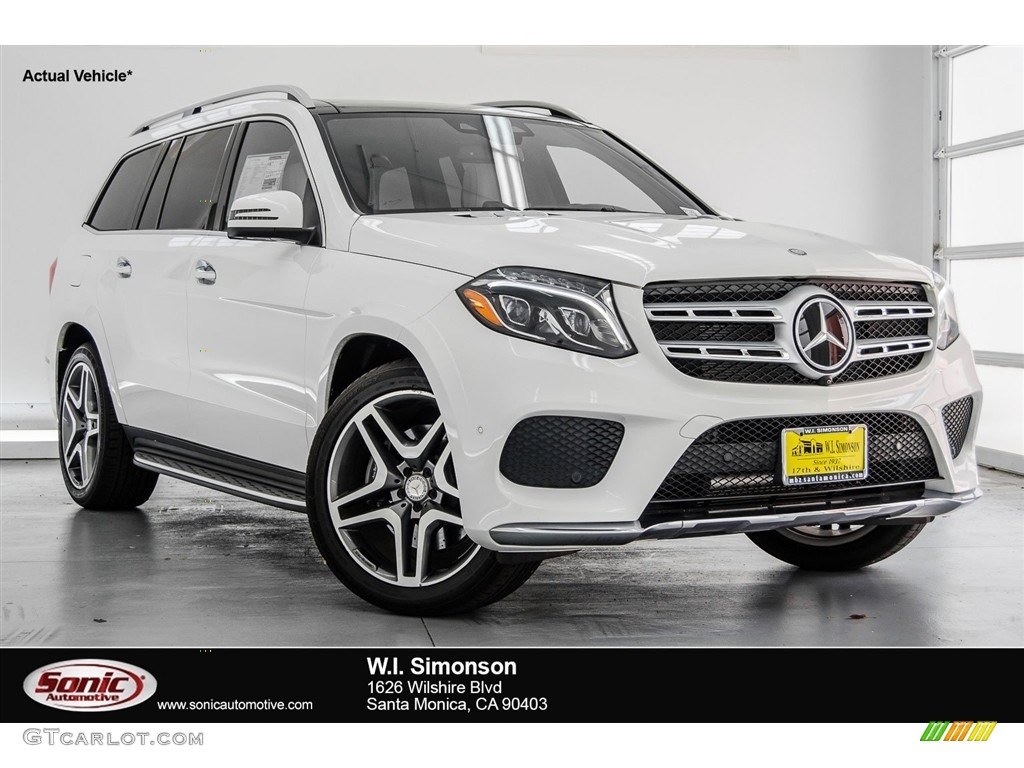 2017 GLS 550 4Matic - Polar White / designo Porcelain/Black photo #1