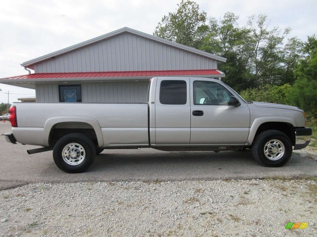 2005 Silverado 2500HD LT Extended Cab 4x4 - Silver Birch Metallic / Dark Charcoal photo #4