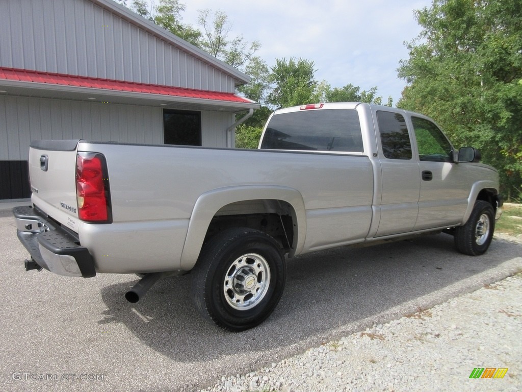 2005 Silverado 2500HD LT Extended Cab 4x4 - Silver Birch Metallic / Dark Charcoal photo #8