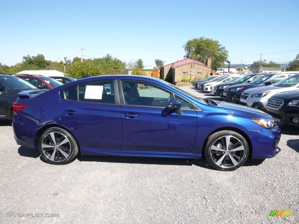 Lapis Blue Metallic 2018 Subaru Impreza 2.0i Sport 4-Door Exterior Photo #123088960