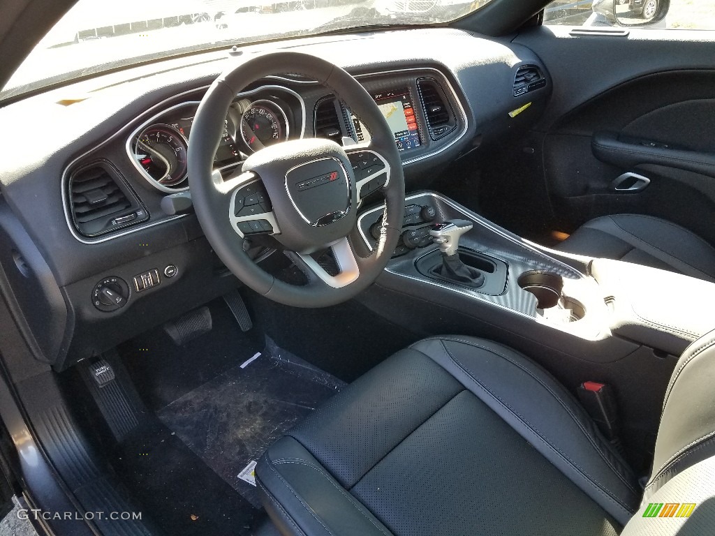 Black Interior 2018 Dodge Challenger GT AWD Photo #123089746