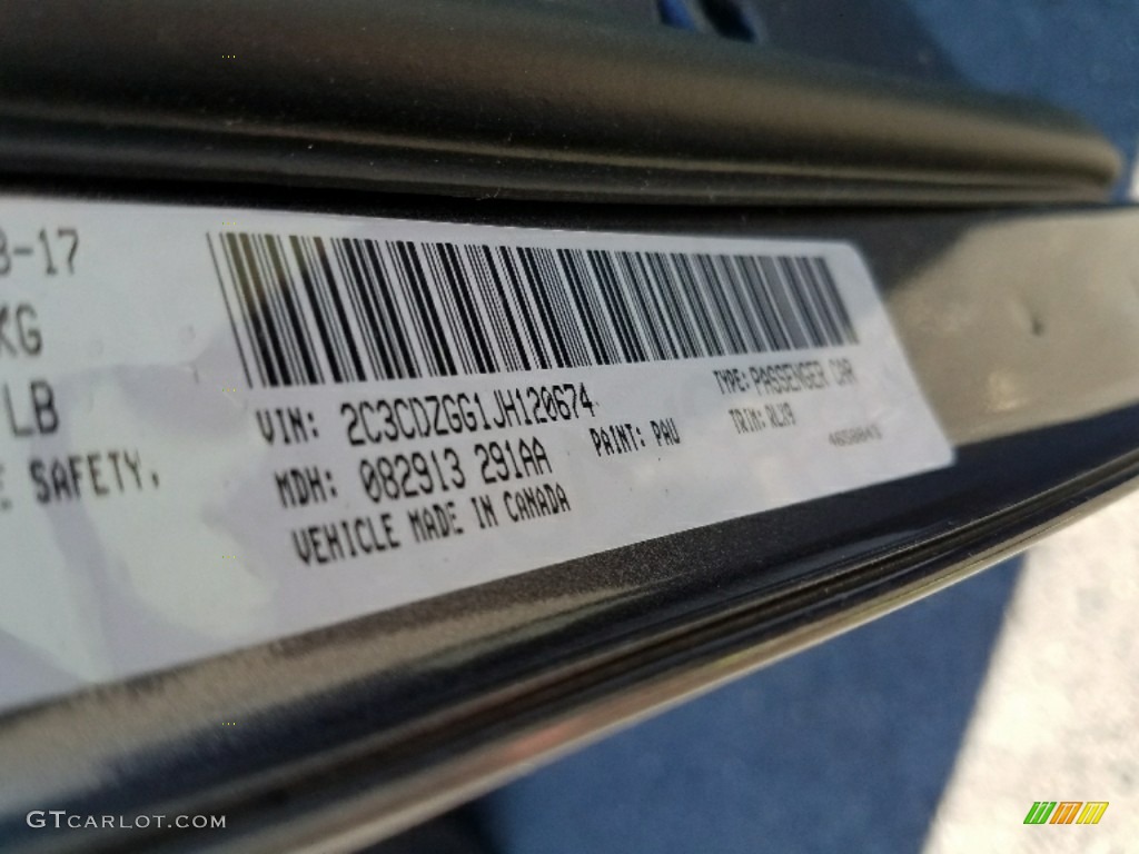 2018 Dodge Challenger GT AWD Parts Photos
