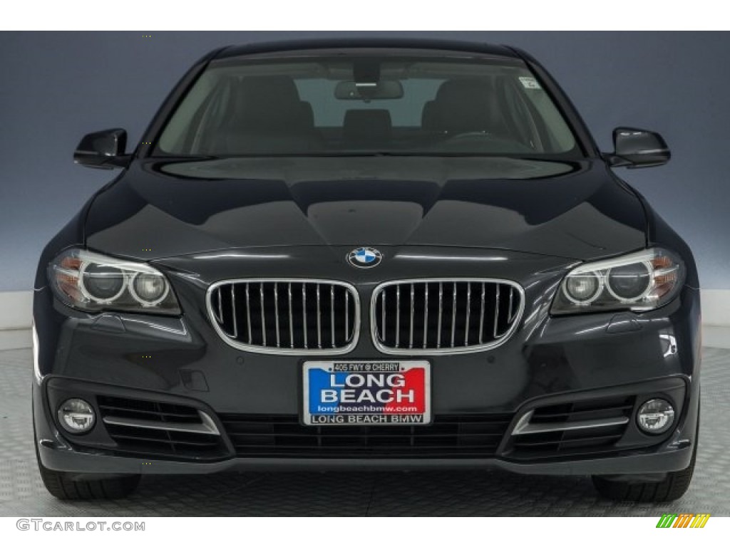2015 5 Series 528i Sedan - Space Gray Metallic / Black photo #2