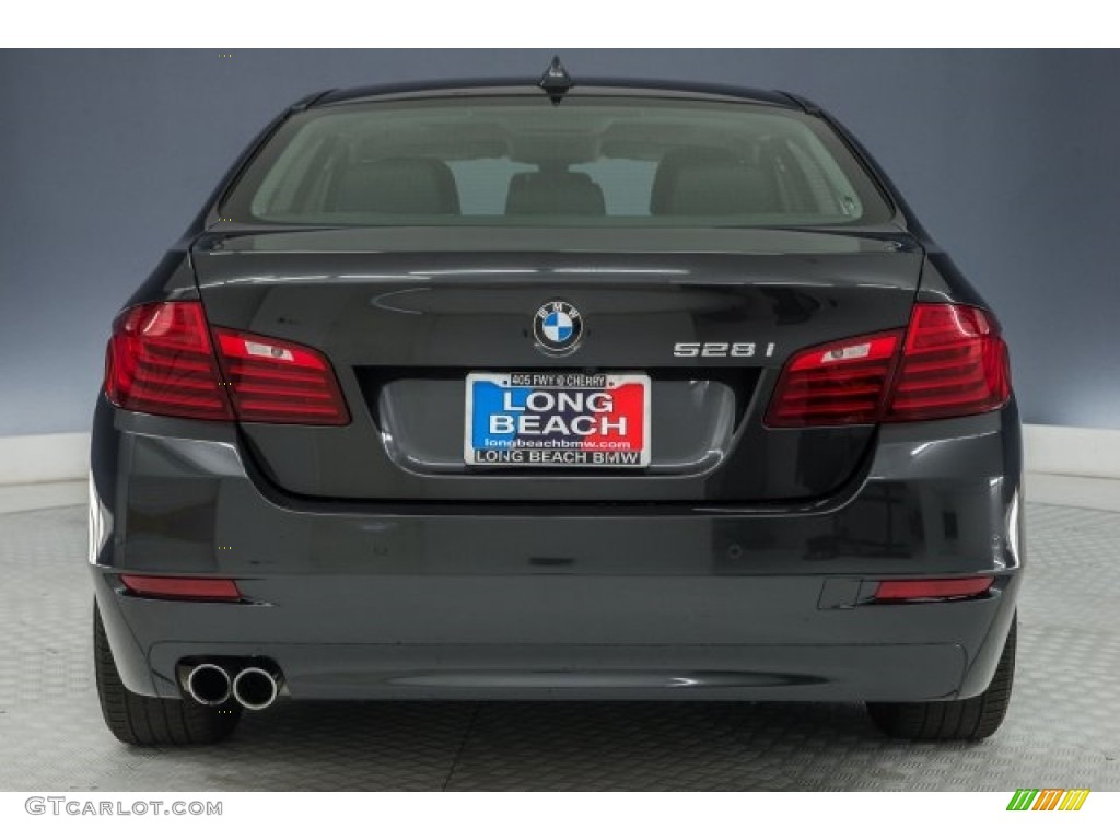 2015 5 Series 528i Sedan - Space Gray Metallic / Black photo #3