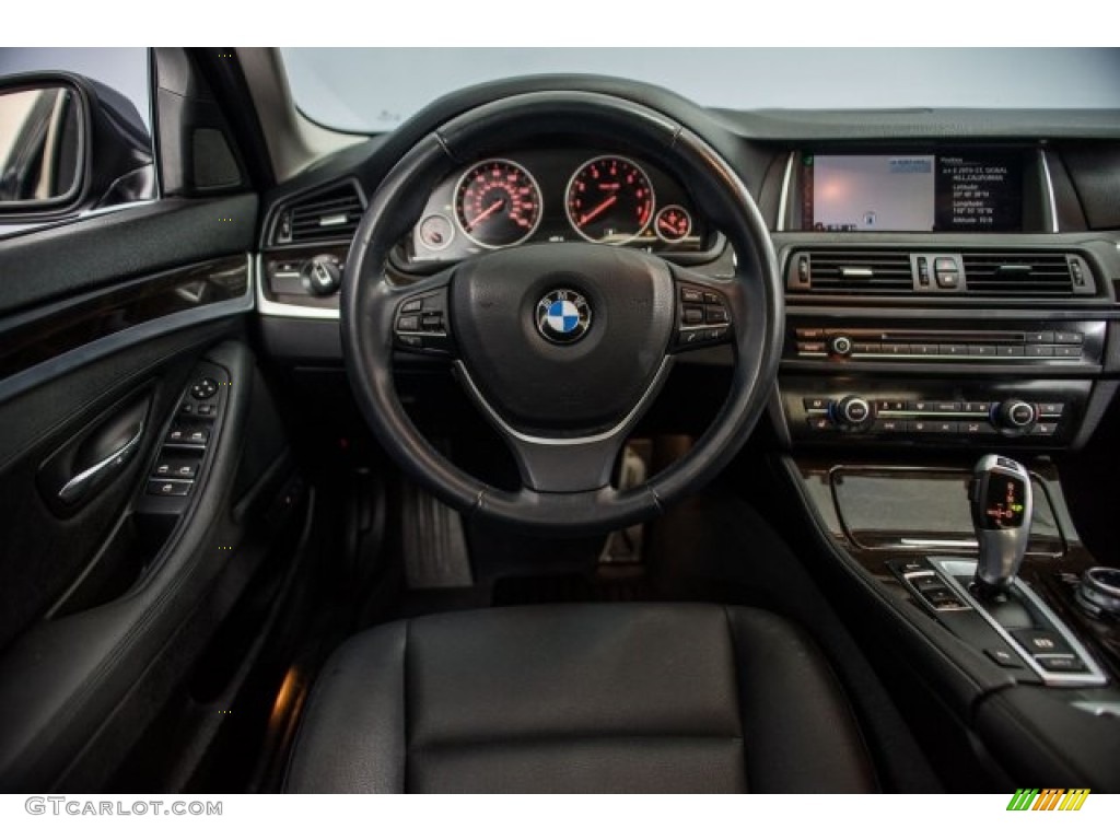 2015 5 Series 528i Sedan - Space Gray Metallic / Black photo #4