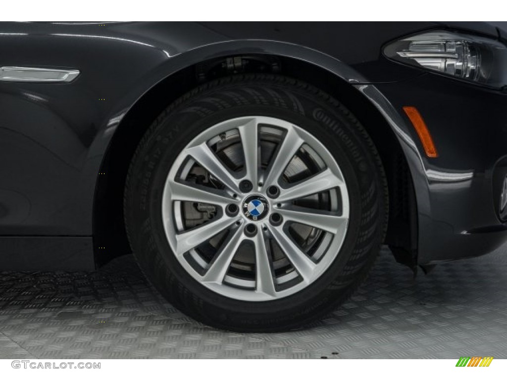 2015 5 Series 528i Sedan - Space Gray Metallic / Black photo #8