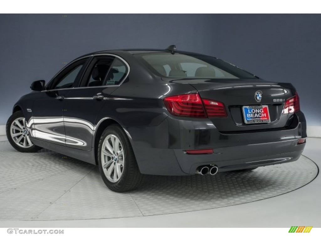 2015 5 Series 528i Sedan - Space Gray Metallic / Black photo #10