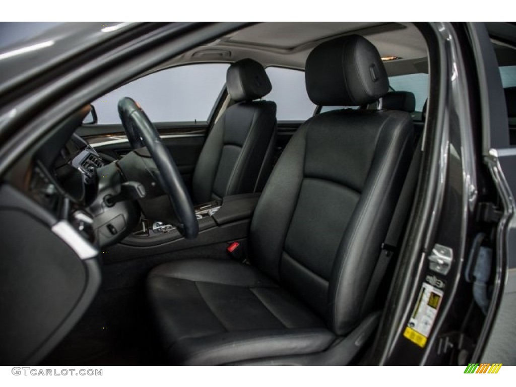 2015 5 Series 528i Sedan - Space Gray Metallic / Black photo #26