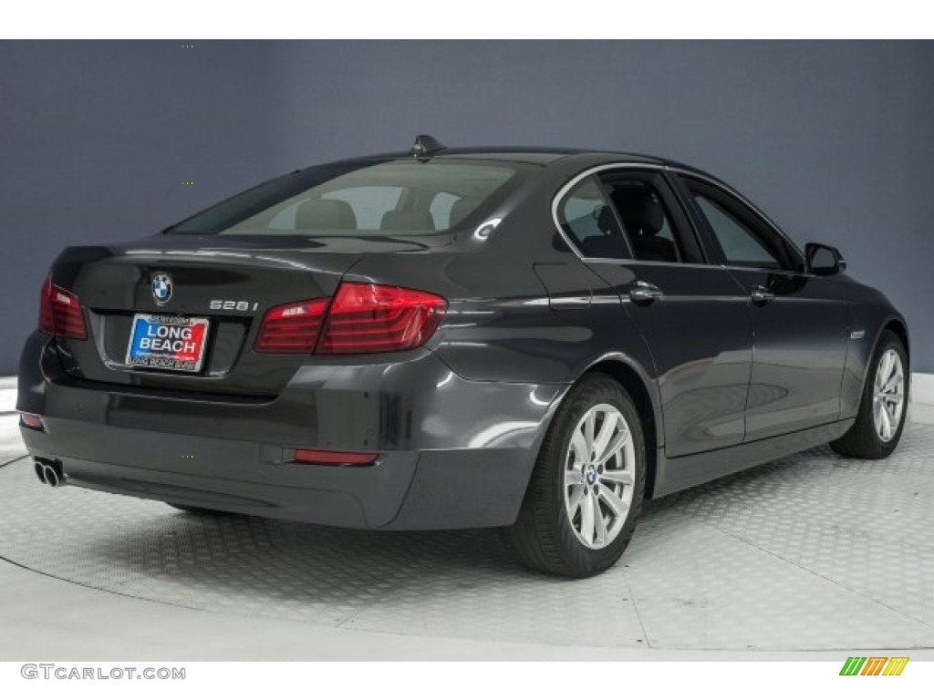2015 5 Series 528i Sedan - Space Gray Metallic / Black photo #28